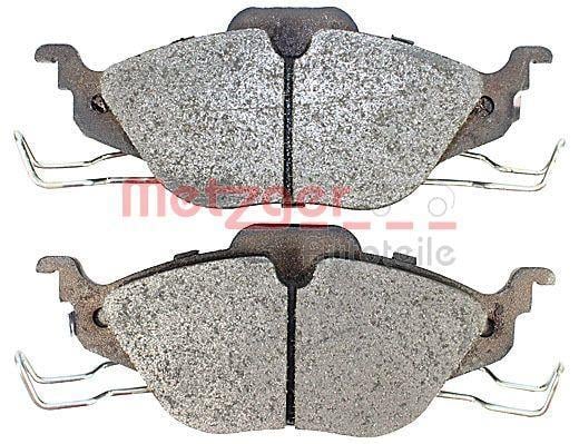 Jeu de 4 plaquettes de frein METZGER ref. 1170063